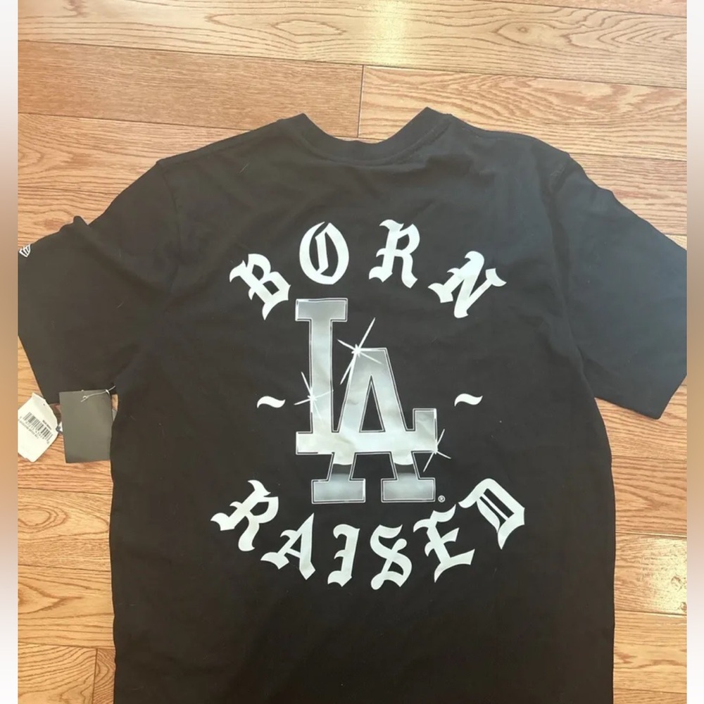 Born x raised x la dodgers tee